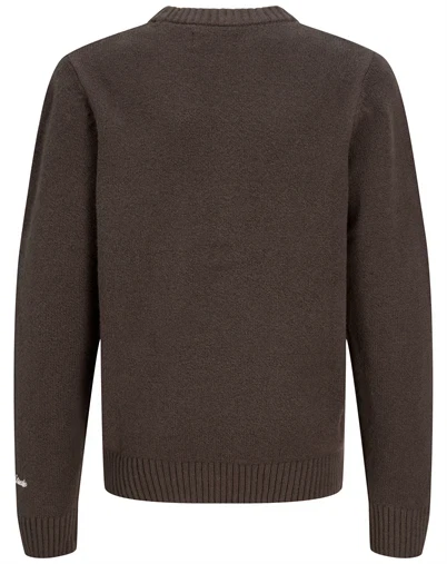 Jack & Jones Junior - JORNorrebro Crew Neck Strik - Mulch